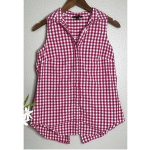 Zac & Rachel Red and White Checkered Tank Top